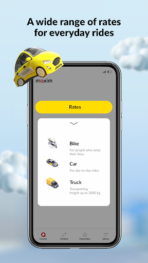 maxim — order a taxi & food PC