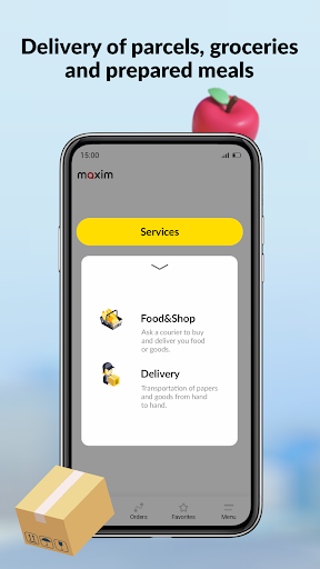 maxim — order taxi, food and groceries delivery PC