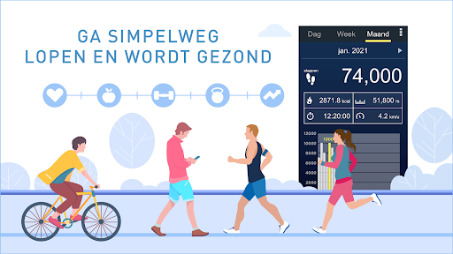 Stappenteller - wandel app