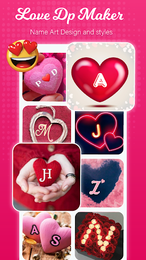 Love Name Letter Art DP maker پی سی