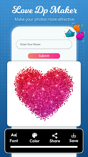 Love Name Letter Art DP maker پی سی