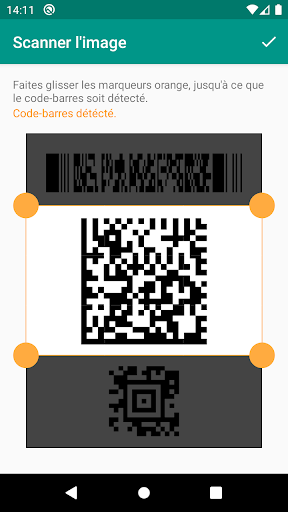 Scanner de codes QR & de codes-barres (français)