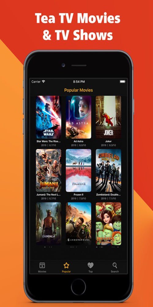 Tea TV HD Series & Movies Info PC