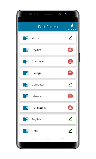 9th Class Past Papers پی سی