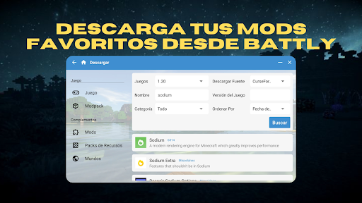 Battly Launcher پی سی