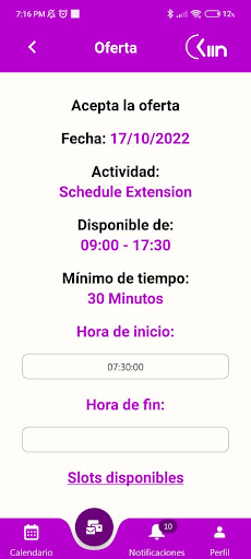 Kiin - Control de Horarios PC