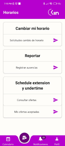 Kiin - Control de Horarios PC