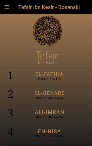 Tefsir Ibn Kesir - Bosanski