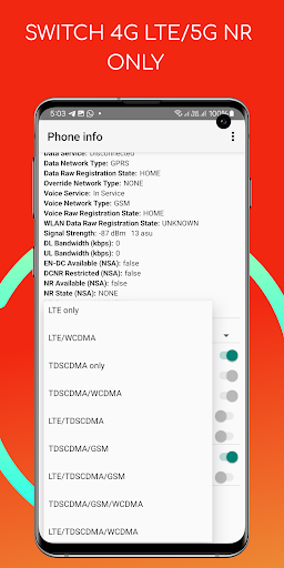 Force LTE Only Switch (4G/5G) পিসি