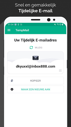 Temp Mail - Tijdelijke e-mail