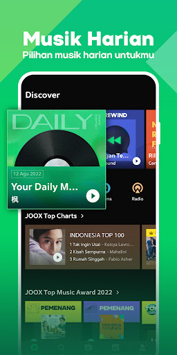 JOOX: Dengarkan Radio dan tonton Siaran Live Musik PC