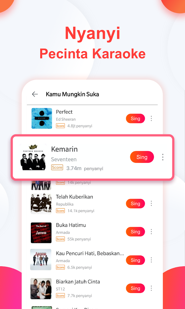 Karaoke Nyanyikan & Rekam musik - WeSing Menyanyi PC