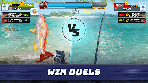 لعبة صيد السمك: Fishing Clash الحاسوب