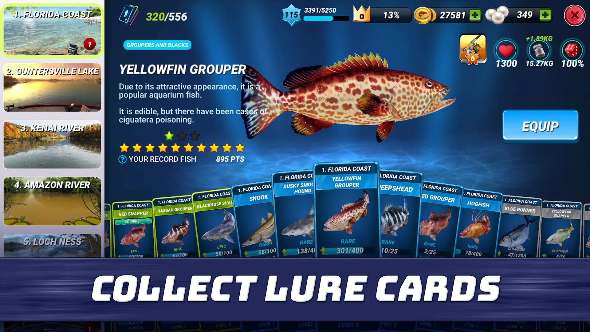 لعبة صيد السمك: Fishing Clash الحاسوب