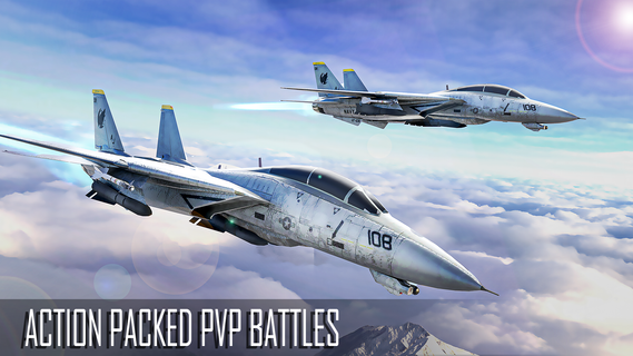 modern fighter planes in action