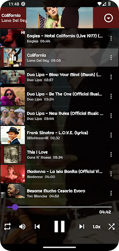 میوزک پلیئر MusicaMila پی سی