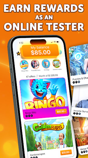 Teststar: Test & Earn Rewards الحاسوب