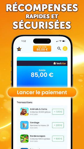 teststar - Gagnez de l’Argent PC