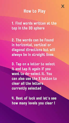 Word Search 3D: Word Puzzle PC