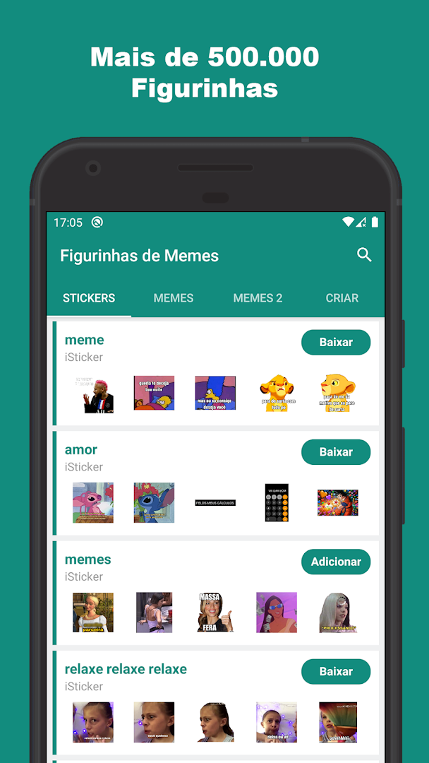 Figurinhas Memes engraçados – WAStickerApps para PC