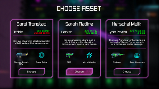 Neon Chrome الحاسوب