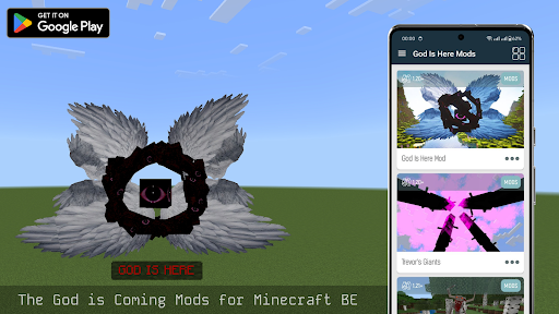 God is Here Mod for Minecraft پی سی