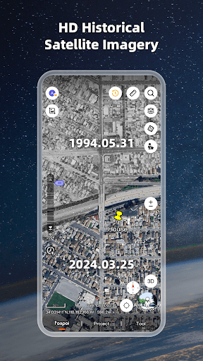 3D地図地球-衛星マップ-路線図計画 PC版