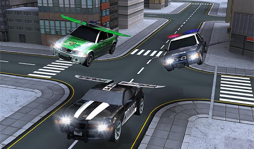 Police Flying Car 3D Simulator