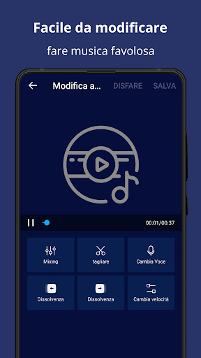 Tagliare Musica, Editor Audio