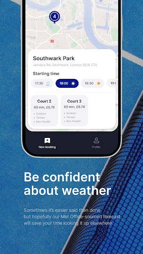 Tiebreak: Find available court PC