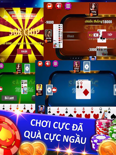 Đánh Bài: Tiến Lên, Sâm, Phỏm PC