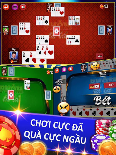 Đánh Bài: Tiến Lên, Sâm, Phỏm PC