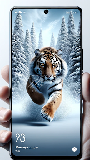 komputer Tiger Wallpaper 4K HD