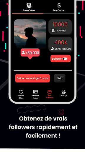 Générateur d'abonnés tiktok PC