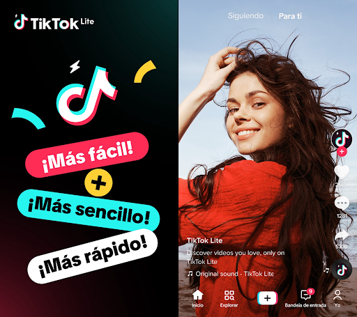 TikTok Lite - Ahorra Datos PC