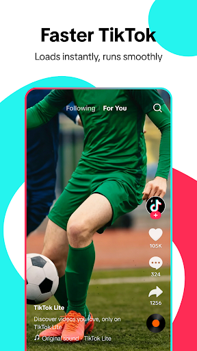 TikTok Lite - Faster TikTok الحاسوب
