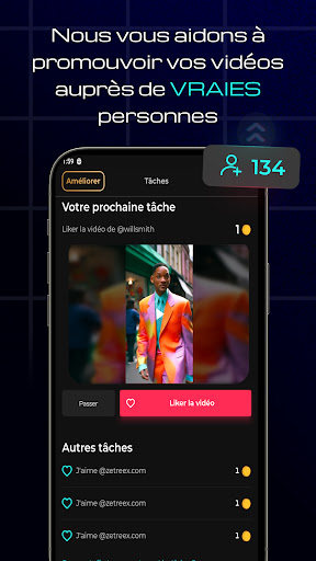 TikViral Boost aime abonnés