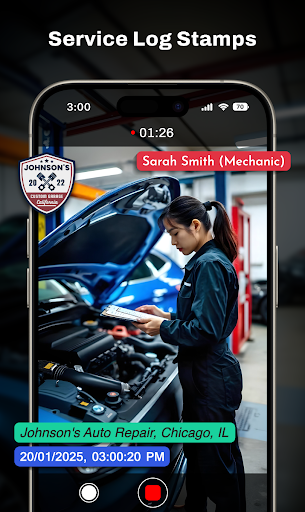 komputer GPS Date and Time Stamp Camera