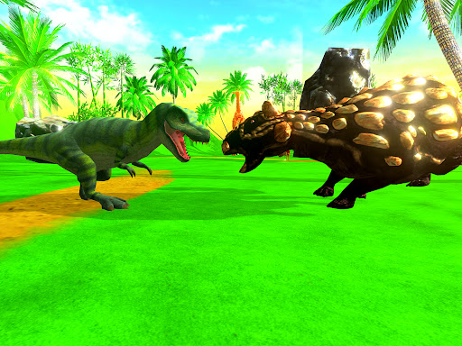 Jogo de tiro à de dinossauros