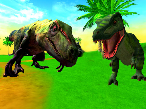 Jogo de tiro à de dinossauros