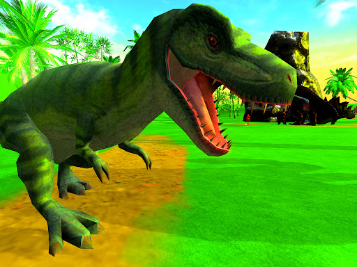 Jogo de tiro à de dinossauros