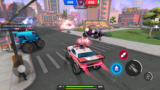 Battle Cars: 3D Shooting Race.