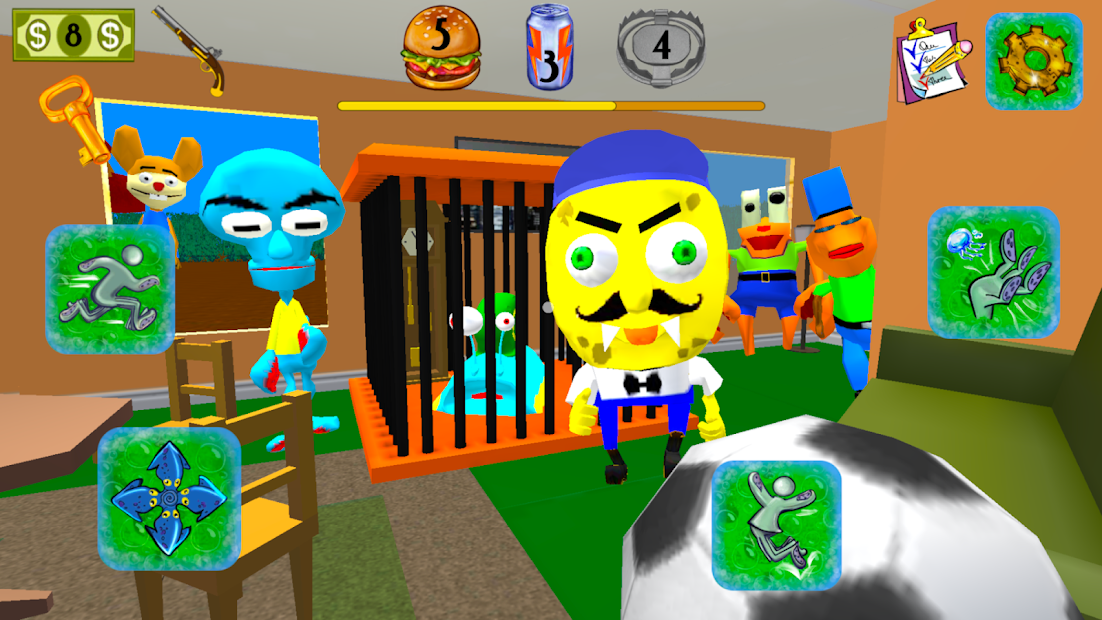 Sponge Neighbor Escape 3D ПК