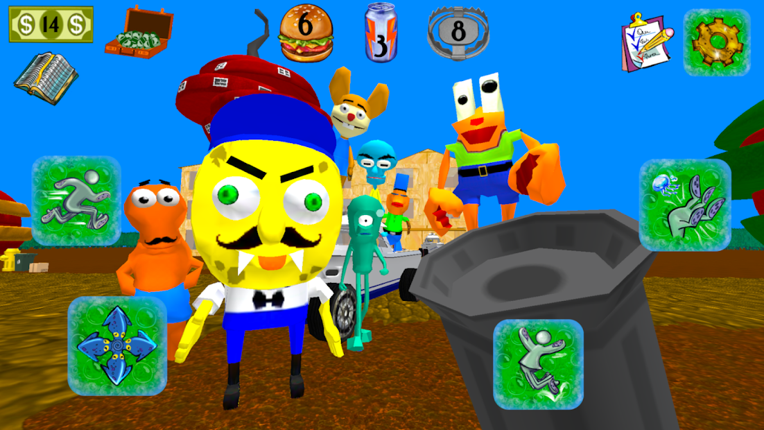 Sponge Neighbor Escape 3D PC