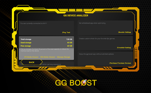komputer GG Boost - Game Launcher