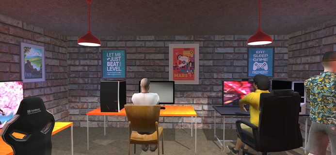 Internet Gamer Cafe Job Sim PC