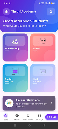 Tiwari Academy Learning App PC