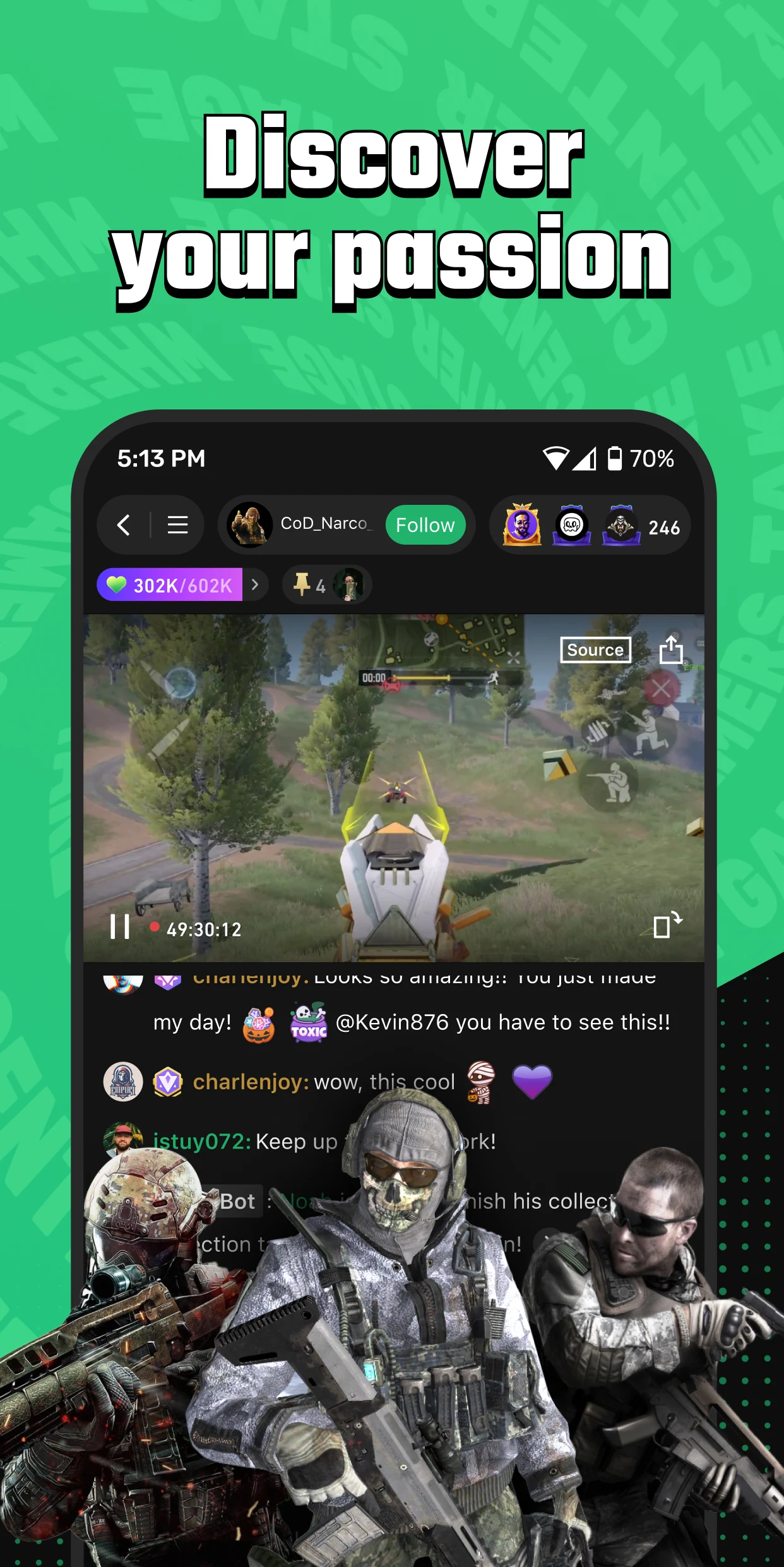 Trovo - Live Stream & Games PC