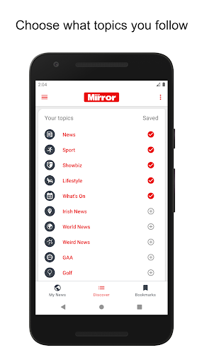 Irish Mirror পিসি