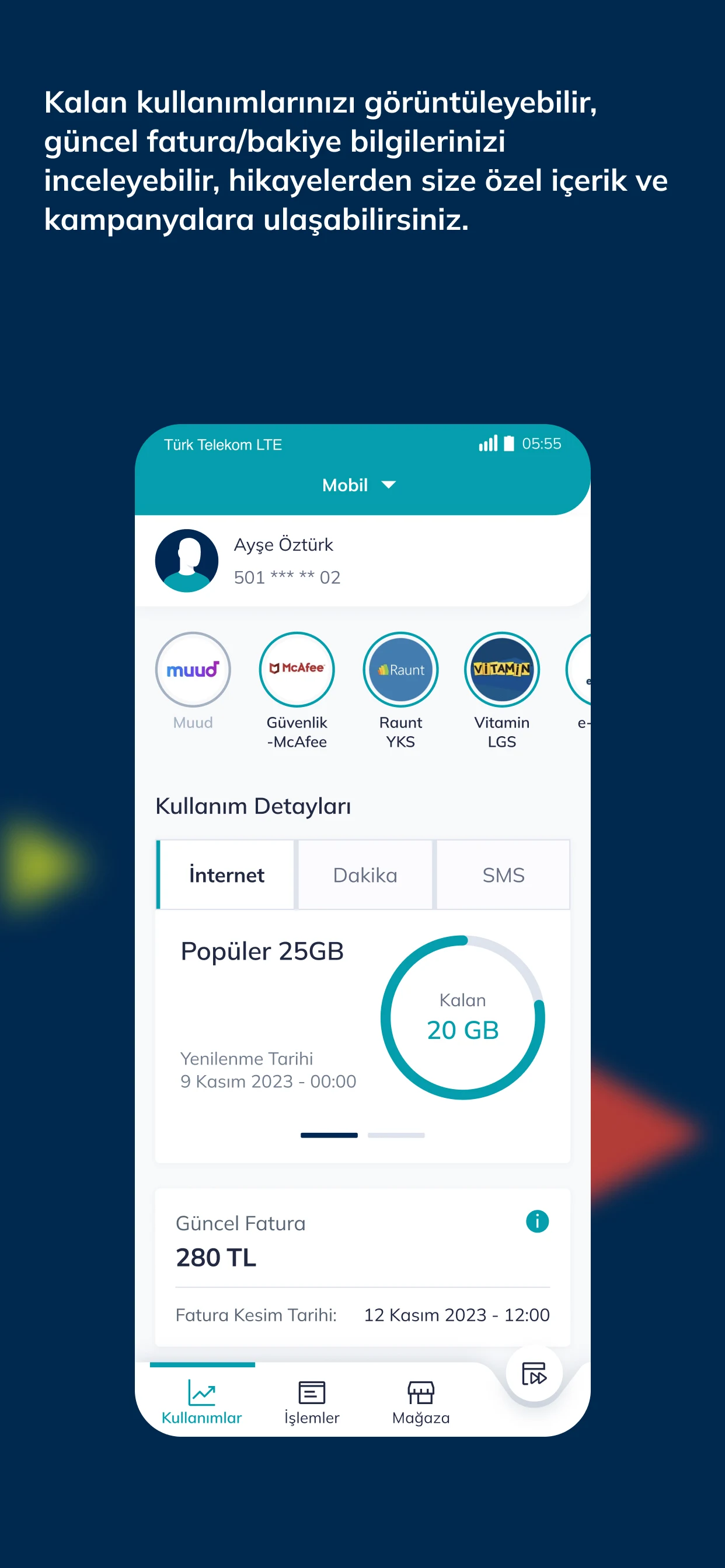 Türk Telekom Online İşlemler PC